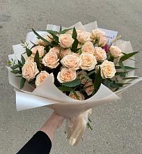 Букет Кремовые розы Латте в Иноземцево