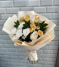 Букет цветов из:  Розы и Хризантемы #REPLACE_PRED# Иноземцево